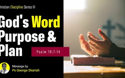 Meditating God’s Word, The Purpose and Plan